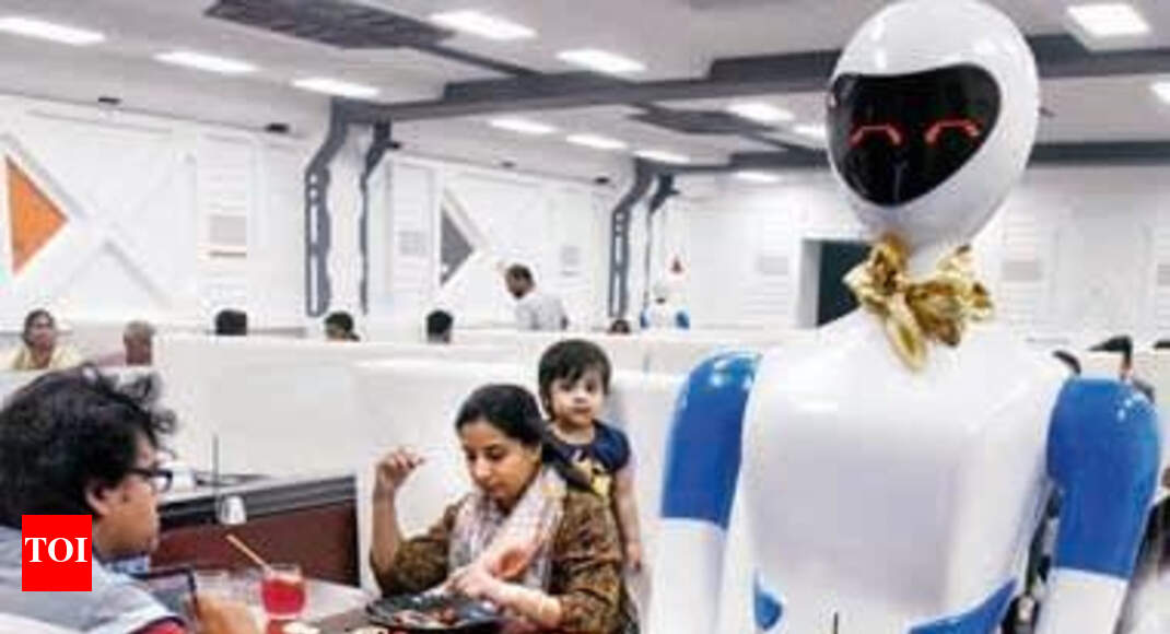Grabbing a byte? Robot servers chip in