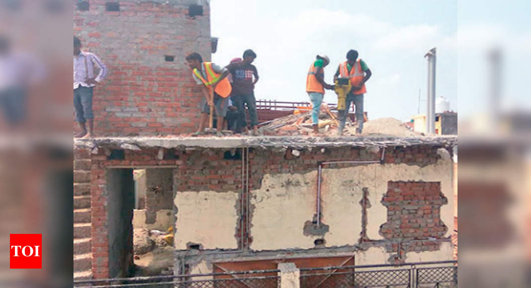 Four illegal structures razed in Indira Colony | Chandigarh News ...