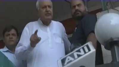 Jammu and Kashmir: Former CM Farooq Abdullah detained under Public Safety Act