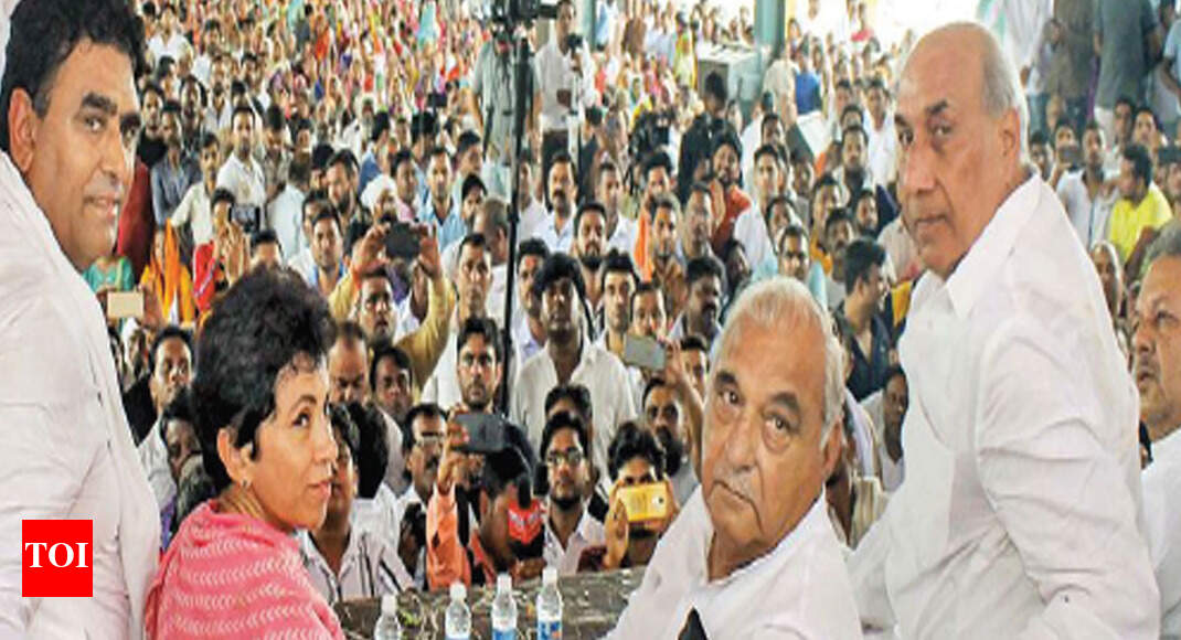 BJP stalled Haryana’s growth engines Gurugram and Faridabad: Congress - Times of India