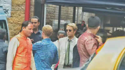 Exclusive: Robert Pattinson spotted shooting in South Mumbai