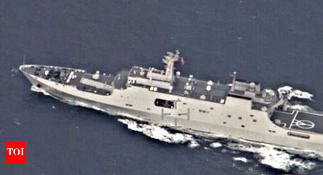 Chinese warships spotted in Indian Ocean Region