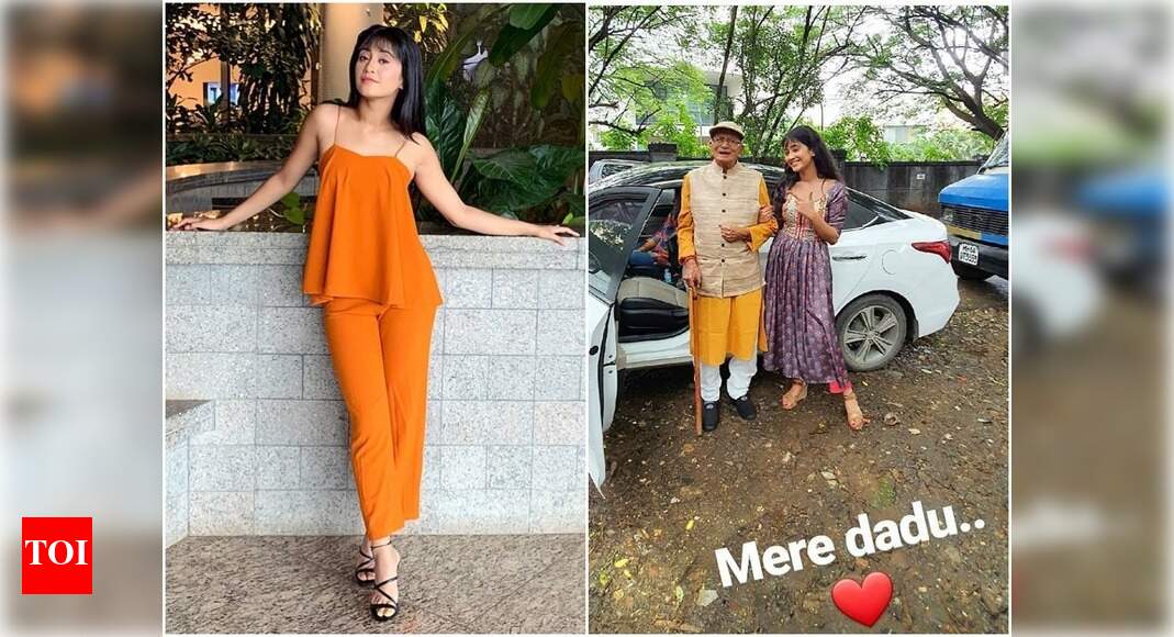 Yeh Rishta Kya Kehlata Hai's Shivangi Joshi had a special visitor on the sets of her show; see