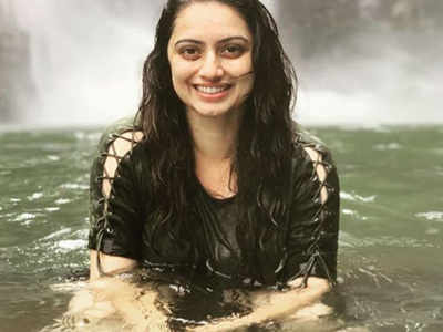 Shruti Marathe is a water baby and this picture is the proof