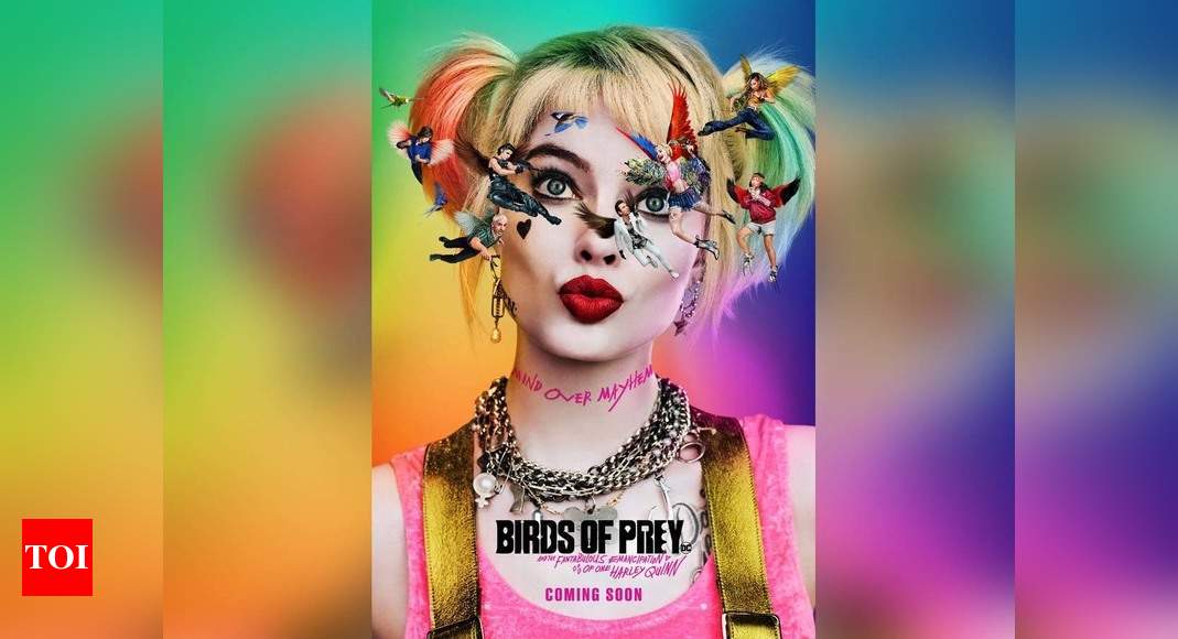Here's the new poster of 'Birds of Prey' featuring Margot Robbie as ...