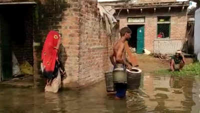 MP: Bhind villages inundated in floodwaters