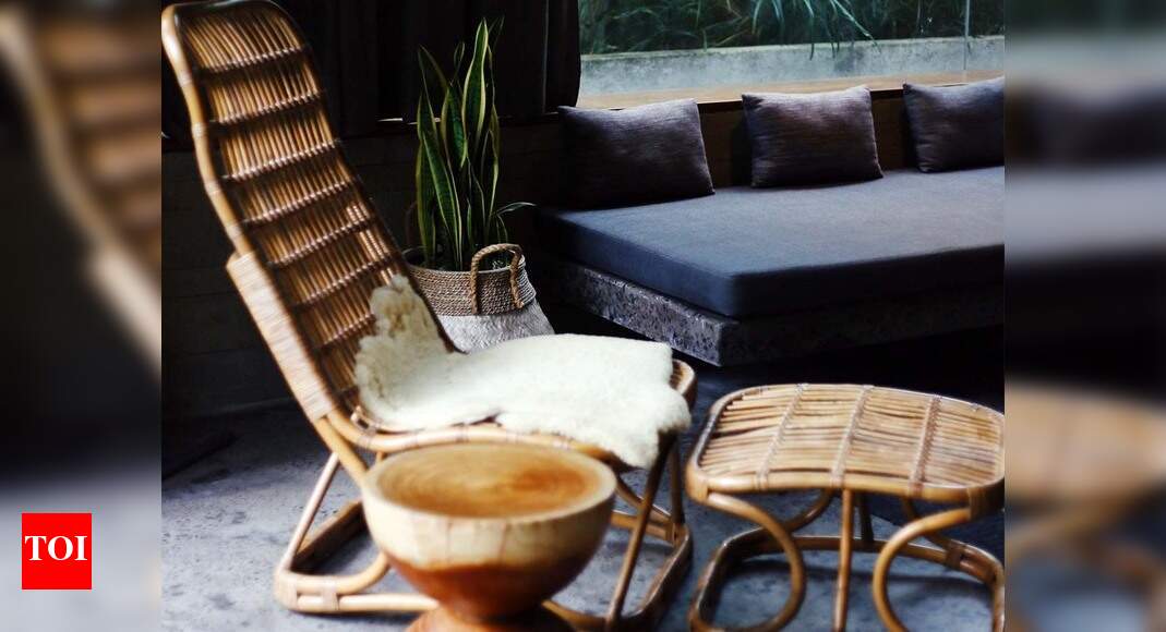 Buy cane furniture to upgrade your verandah and balcony Times of India