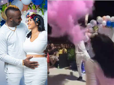Cricketer Andre Russell just made the coolest birth announcement and you have to watch it!