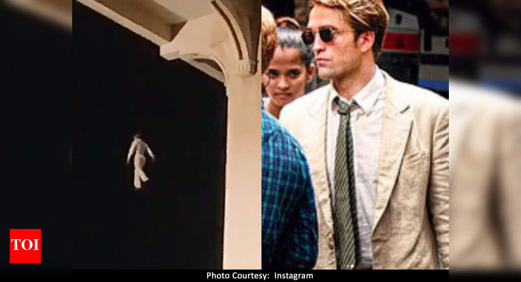 Watch Video Is That Robert Pattinson Jumping Off A Building For Christopher Nolan S Tenet English Movie News Times Of India Watch Video Is That Robert Pattinson Jumping Off A Building For Christopher Nolan S Tenet English Movie News Times Of India
