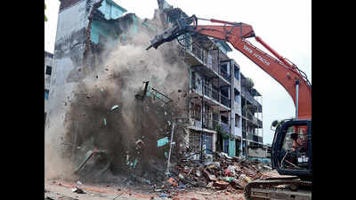 Vijay Mills quarters demolished