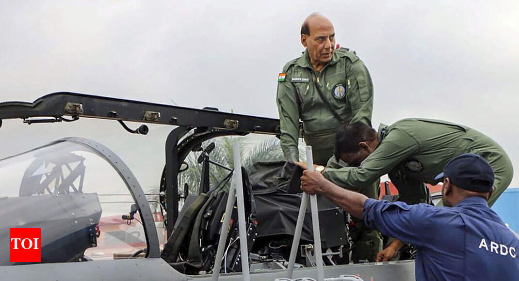 Rajnath becomes 1st defence min to fly in LCA