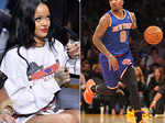 J.R. Smith and Rihanna