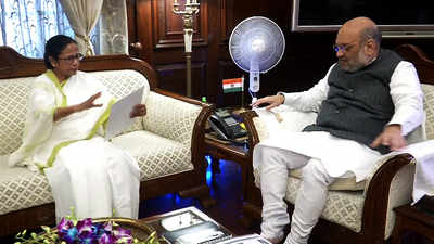 Mamata Banerjee meets Amit Shah, raises Assam NRC issue