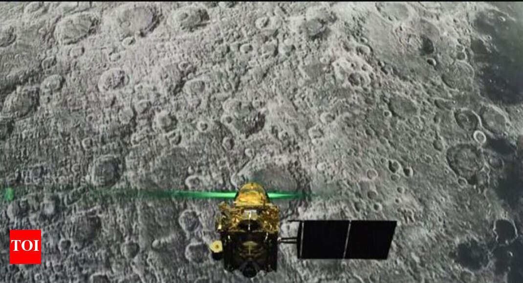 Nasa captures images of Chandrayaan-2's Moon landing site: Report - Times of India