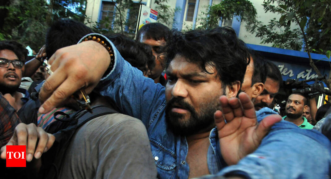 Held up for hrs, Babul leaves Jadavpur with guv