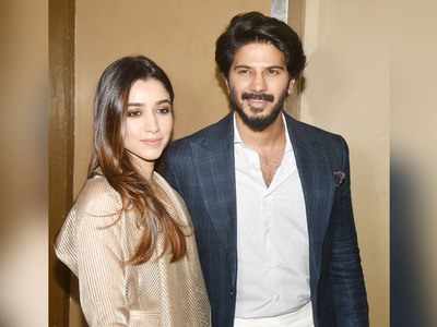 Photos: Dulquer Salmaan and his wifey Amal Sufiya attend the screening of 'The Zoya Factor'