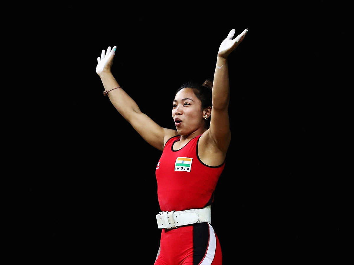 Mirabai Chanu Lifts 201 Kg Four Times Her Body Weight At Worlds More Sports News Times Of India