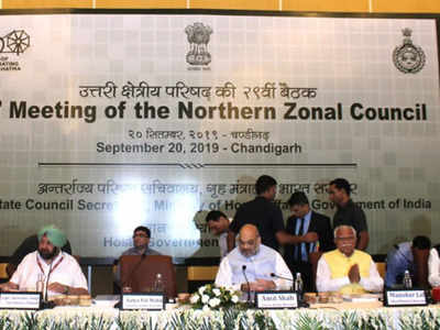 Meeting of Northern Zonal Council chaired by Amit Shah begins