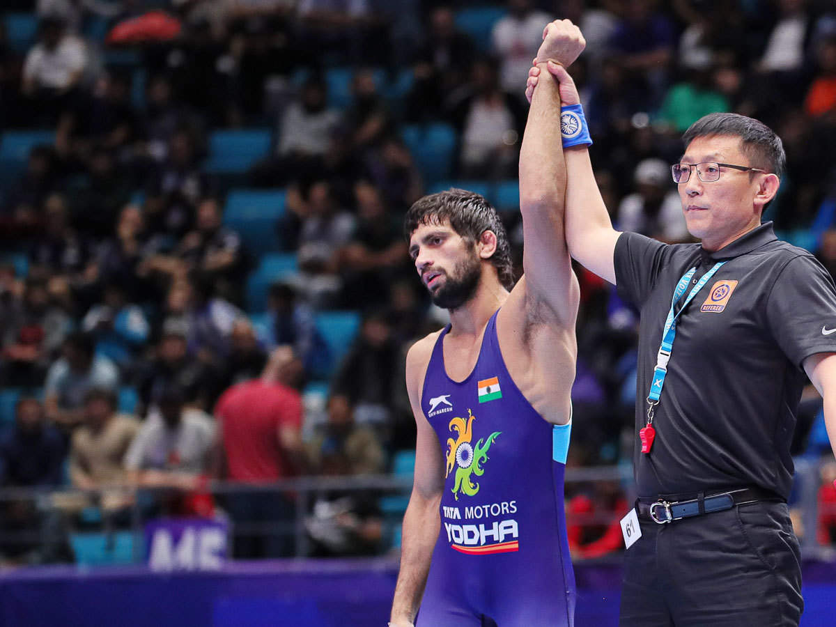 It's an honour to see my name alongside Bajrang Punia and Vinesh Phogat,  says wrestler Ravi Kumar Dahiya after securing Tokyo 2020 berth | More  sports News - Times of India