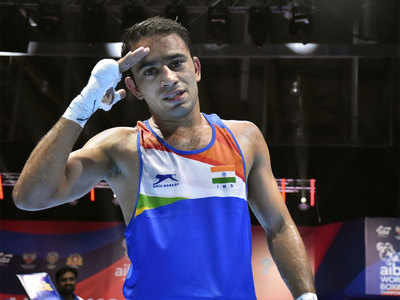Amit Panghal becomes first Indian boxer to enter Worlds final