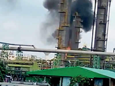 13 Haldia Petrochemicals Limited Workers Injured In Fire At Naptha