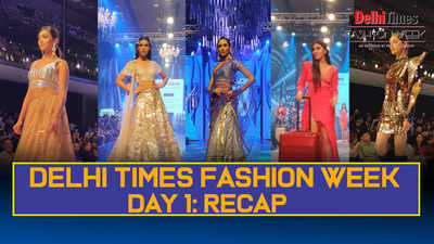 Subtle hues and traditional ensembles ruled on Day 1 of the Delhi Times Fashion Week