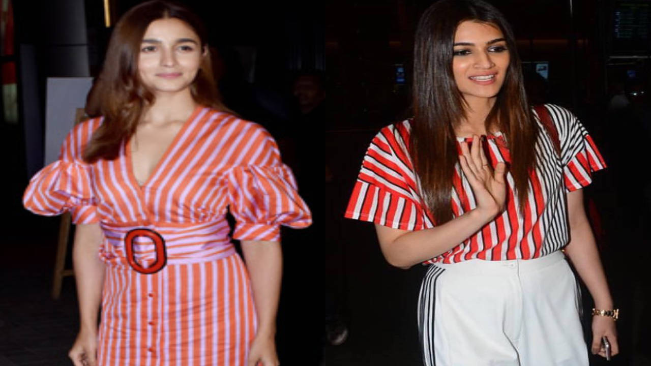 From Alia Bhatt to Kriti Sanon: Bollywood hotties rock stripes - Times of  India