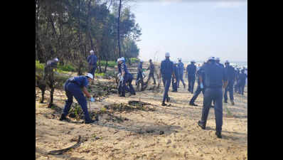 Mangaluru: Coast Guard spearheads cleanup along beaches