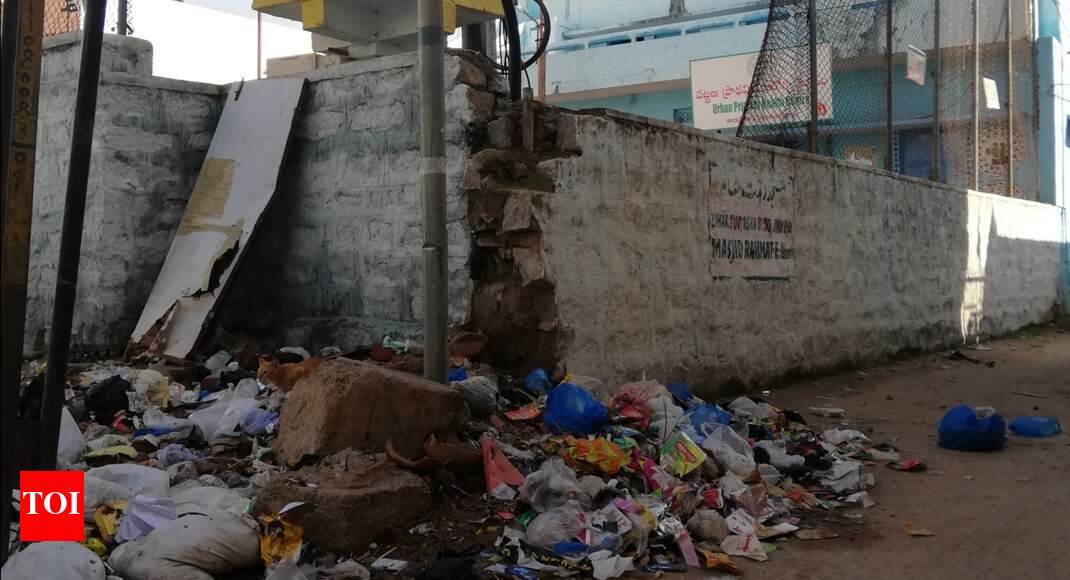 Garbage Not Collected Regularly By GHMC Times of India