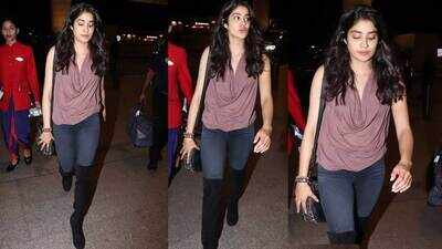 Janhvi Kapoor looks chic in her latest airport look