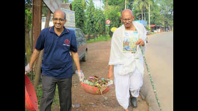 Mangaluru: Ramakrishna Mission's Swachhata abhiyan leaves Derebail, Capitanio clean