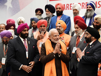 Amid protests and counterprotests, PM Modi meets minorities in Houston to showcase India’s diversity and complexity