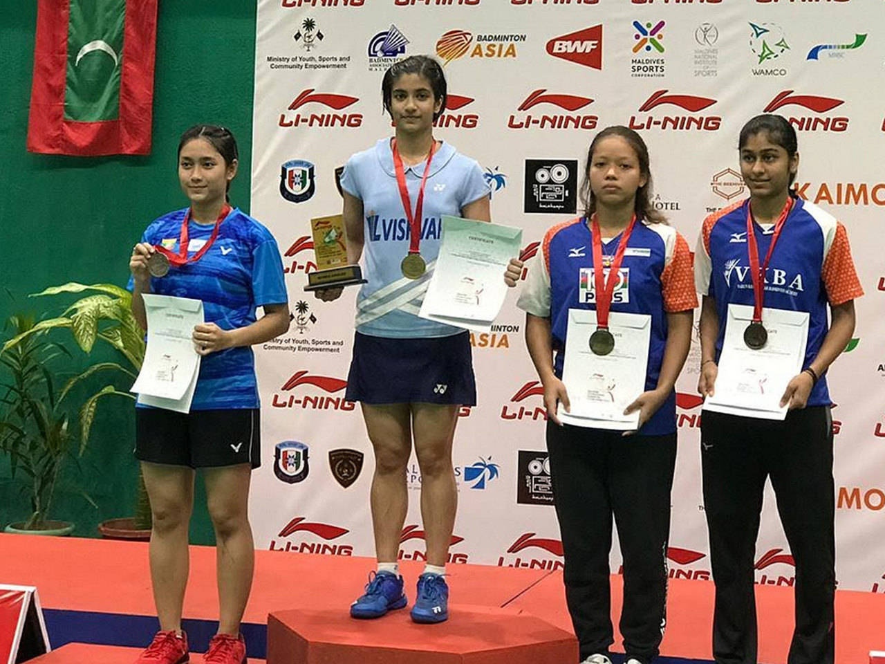 Malvika Bansod wins badminton title on international debut in Maldives Badminton News