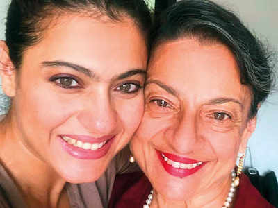 Kajol's Sweet Birthday Wish For Her 'supermom' Tanuja | Hindi Movie ...