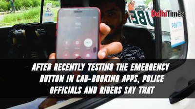 Safety buttons on cab-booking apps connect to police, but not of much use as they do not share location