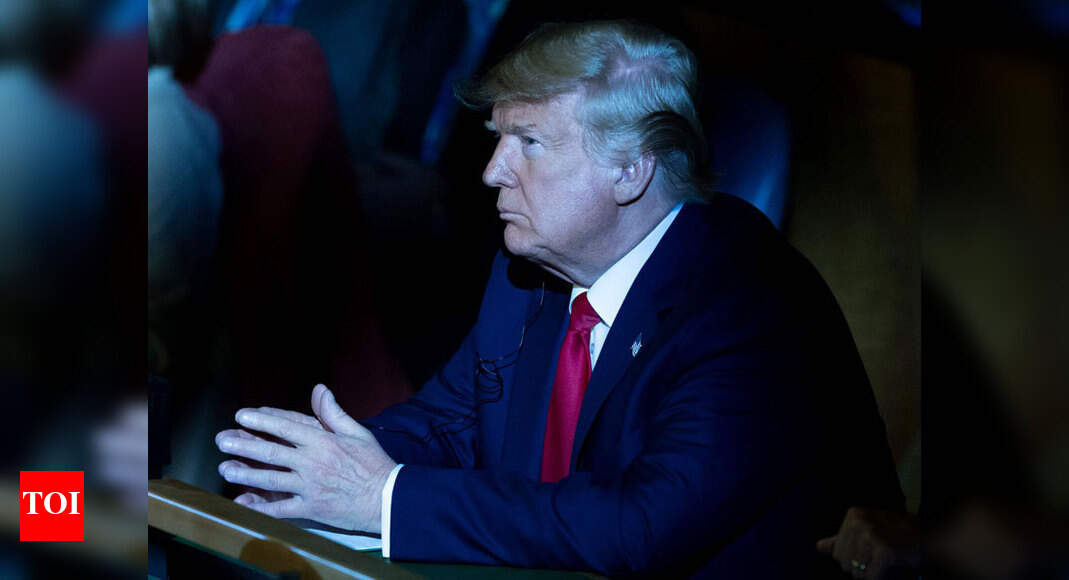 UNGA 2019: Donald Trump makes unscheduled appearance at UN climate ...