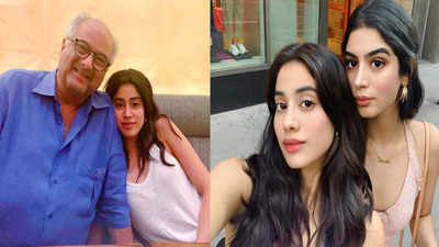 Janhvi Kapoor spends family time in New York, shares adorable pictures with dad Boney Kapoor and sister Khushi Kapoor