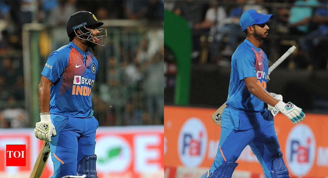 When both Pant and Iyer walked in to bat at No. 4