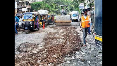 PWD plugs potholes on Sinhagad Road stretch, widening to begin in October