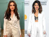 Parineeti Chopra in a sexy white pantsuit just reminded us of cousin Priyanka Chopra