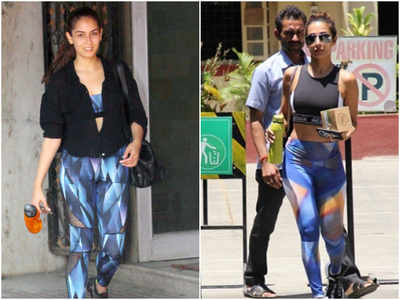 Mira Rajput or Malaika Arora: Who rocked THESE funky leggings better?