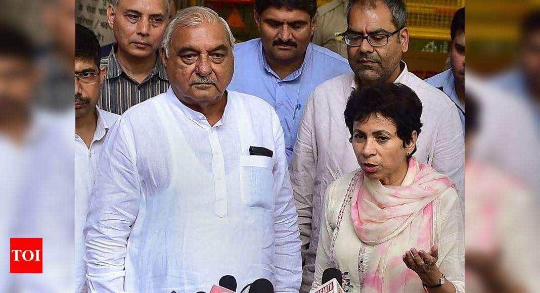 Battered Congress May Line Up Sops For Haryana Contest | India News ...