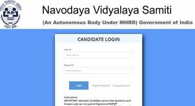 Navodaya Vidyalaya Samiti releases answer key 2019 for PGT, TGT, Staff Nurse & other posts