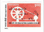 Over 100 countries have released stamps depicting Mahatma Gandhi