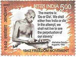 Over 100 countries have released stamps depicting Mahatma Gandhi​