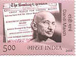 Over 100 countries have released stamps depicting Mahatma Gandhi