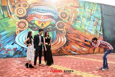 Colourful walls across the city turn backdrop for photoshoots