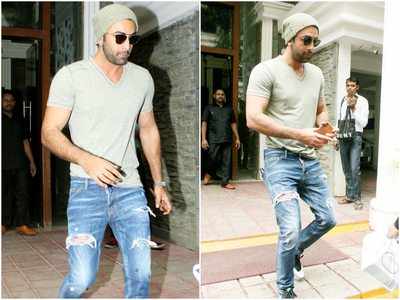 How To Style Denim On Denim Like Ranbir Kapoor, Celebrity Inspired Look