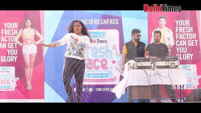 Bennett University parties with Anshul Chauhan at Times Fresh Face auditions