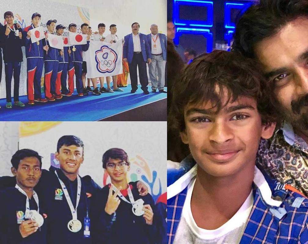 
R Madhavan's 14-year-old son Vedaant wins silver at Asian Games, celebs send best wishes
